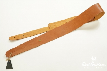 Plain Leather - Camel & Oval Studs